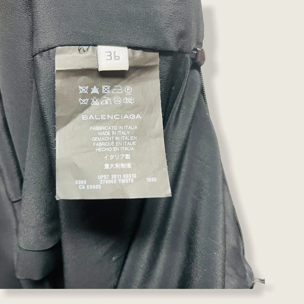 Balenciaga Paris black mini skirt, woman’s clothes